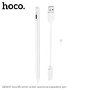 Hoco Active Universal Capacitive Apple Pencil - White [H] قلم الكتروني - هوكو - لجميع انواع الاجهزة - كفالة 12 شهر