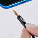 Aspor A230 1M AUX 3.5MM Cable – Black - كيبل AUX