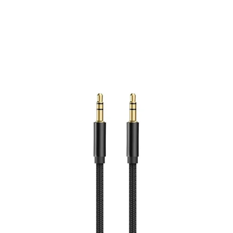 Aspor A230 1M AUX 3.5MM Cable – Black - كيبل AUX