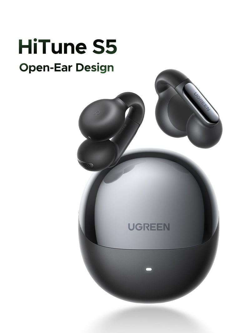 UGREEN HiTune S5 True Wireless Earbuds - Black [b] -  سماعة يوجرين - بلوتوث - كفاله 12 شهر