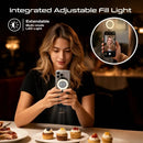 Promate Axon-Ultra All-in-one Magnetic Smartphone Mount with LED Light - BLACK [BO] - حامل مغناطيسي متكامل للهواتف الذكية مع إضاءة - اضاءات مختلفة