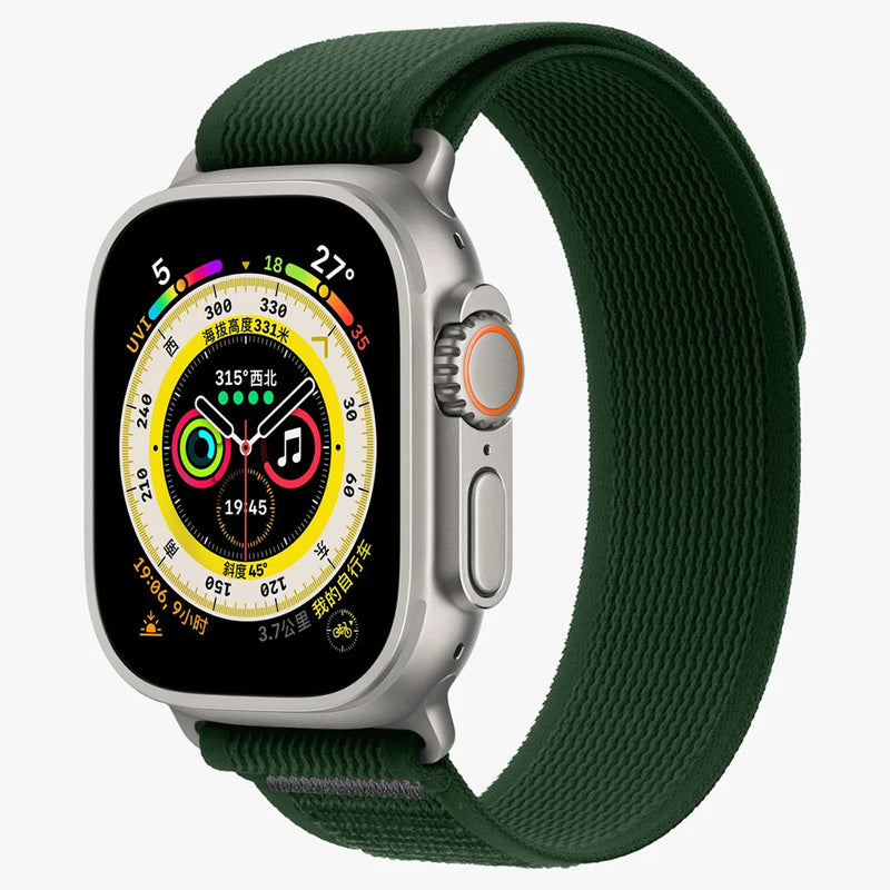 PAWA - Paris Trail Loop Watch Strap Ultra - Green - سير ساعه أبل واتش