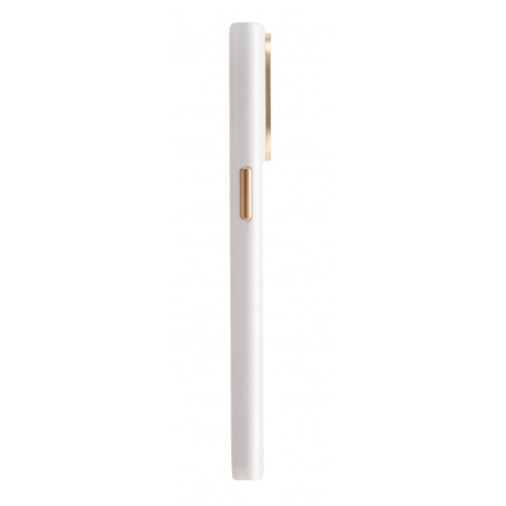 Uniq Coehl Creme Smooth Liquid Silicone MagSafe Case with Adjustable Crossbody Strap for iPhone 15/15 Plus/15 Pro/15 Pro MAX - Ivory - كفر حماية عالية - مع علاق - ماغ سيف - يونيك