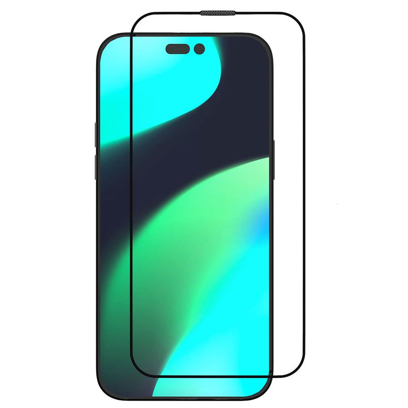 Devia Star Series pre iPhone 14 Pro / Pro Max - Black Frame -  حماية شاشة شفافة - وحماية كاملة لجميع اطراف الجهاز