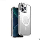 Uniq Hybrid Calio MagSafe Case for iPhone 15/15 Plus/15 Pro/15 Pro MAX - Nude Transparent -  كفر حماية عالية - يونيك - ماغ سيف