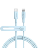 Anker 542 USB-C to Lightning (Bio-Based) - 1.8m/6ft - Blue [D] - سلك شحن ايفون تايب سي - انكر - طول 180 سم - كفالة 18 شهر