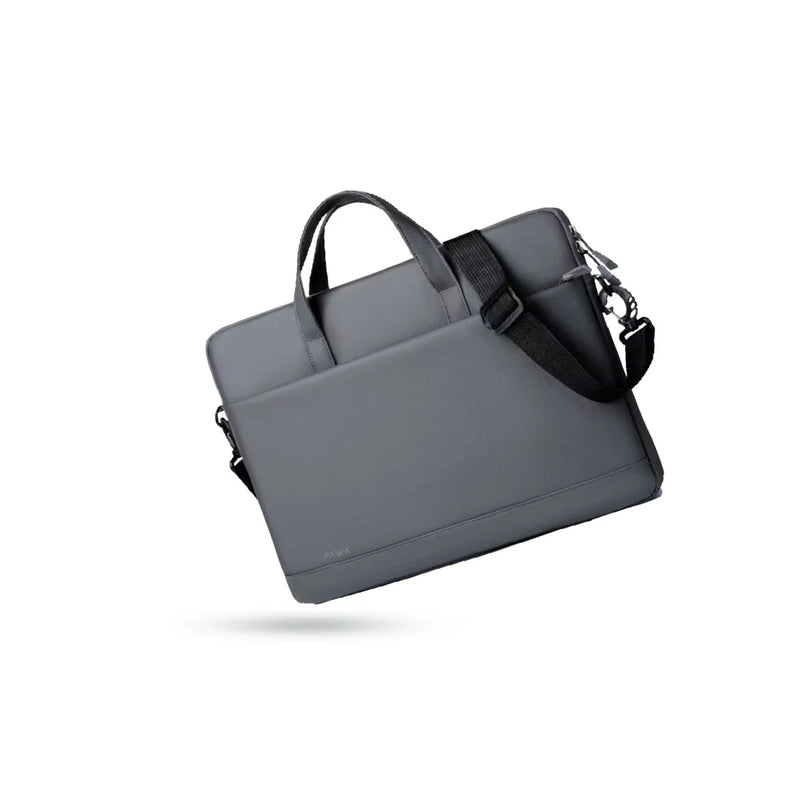 Pawa ECO Laptop Messenger Bag - Grey [O] - حقيبة لاب توب13 / 14.2 / 15.4 / 16 بوصة - حماية قوية - مقاومة لرذاذ الماء