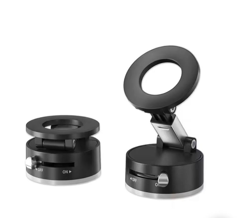 Car Magnetic Phone Holder (A3) [H] - ستاند سيارة مناسب لجميع انواع الاجهزة - شفط بدون شحن - دوران 360 درجة - ماغ سيف