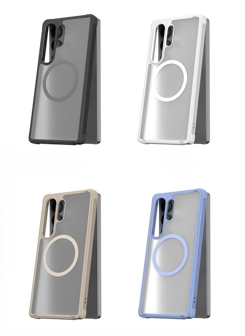 Araree Samsung S25 Ultra Duple Armor Magsafe Case - Stone Grey [A] -  S25 كفر سامسونج  - حماية عالية - ماغ سيف - ألتر