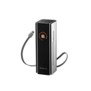 EcoFlow RAPID Pro Power Bank (27,650mAh, 300W, 140W Built-in Cable) - Silver [D] بطارية متنقلة - بيسوس - سعة 27000 - عدد سلك شاحن تايب سي - شاشة رقميه - قوة 300 واط - كفالة 24 شهر