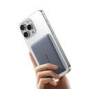 Baseus PicoGo AM41 Ultra-Slim Magnetic Power Bank 5000mAh 20W – Grey [D] - بطارية متنقلة - بيسوس - سعة 5000 - ماق سيف - قوة 20 واط - كفالة 24 شهر