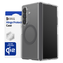 Araree Duple 360 Magsafe Cover For Z Fold 8 Ultra - Clear Black [BU] - كفر سامسونج  - حماية عالية - ماق سيف