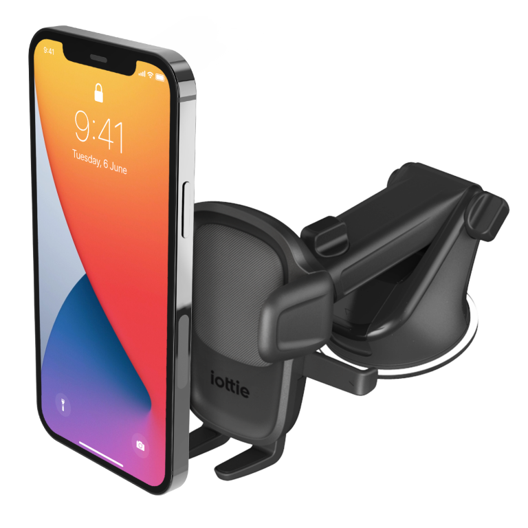 iOttie Easy One Touch 5 Smartphone Car Dash and Windshield Mount - ستاند سيارة  - مناسب لجميع انواع الاجهزة - سهولة ادخال واخراج الهاتف
