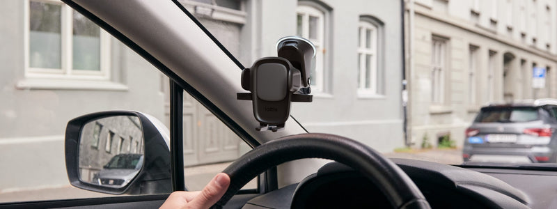 iOttie Easy One Touch 5 Smartphone Car Dash and Windshield Mount - ستاند سيارة  - مناسب لجميع انواع الاجهزة - سهولة ادخال واخراج الهاتف