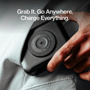 Statik SmartCharge Pro 5-in-1 Travel Charger,15000 mAh - Black [V] - شاحن حائط دولي - 5 في 1 - باور بانك سعة 15000 - سلك شحن تايب سي - شاشه رقمية - شاحن لاسلكي ماغ سيف + شحن ساعة ابل - فتحة تايب سي + فتحتة للشحن السريع - كفاله 12 شهر