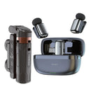 Pawa Travel Vlogging kit with Microphone & Selfie stick [O] - ستاند تصوير + عصا سيلفي + 2 ميكروفون حق التصوير محول تايب سي - ريموت بلوتوث - باوا (Copy)