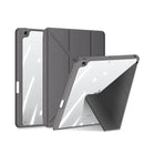Magi Series Case for iPad With Apple Pencil Holder & Auto Sleep Wake - Grey - كفر ايباد حماية عالية - مكان للقلم - اكثر من وضعية للاستاند