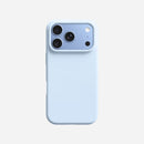 Levelo Iris Magsafe Liquide Silicone Case For iPhone 18/17 Pro/Pro Max - Light Blue - كفر حماية عالية - سليكون ماغ سيف - سلسلة ايفون 18/17 - ليفلو