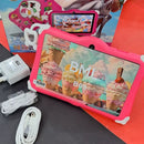 BML Tablets for kids B05 - Pink - تابلت اطفال - واي فاي - حمايه + ستاند - مساحة 256 قيقا