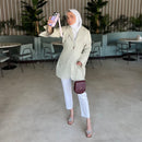 Dana Purple with Pink Strap Leather Case with Card Slot and Strap - كفر مع مسكة شريطة ومكان للبطاقات وخيط علاقة