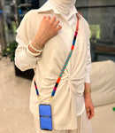 Happy-Nes - The Original Adjustable Phone Strap - Misto Adjustable Strap - With or Without Case - خيط علاقة - صناعة يدوية تركية - يمكنكم اختيار مع كفر او بدون كفر فقط خيط علاقة