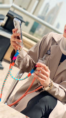 Happy-Nes - The Original Adjustable Phone Strap - Misto Adjustable Strap - With or Without Case - خيط علاقة - صناعة يدوية تركية - يمكنكم اختيار مع كفر او بدون كفر فقط خيط علاقة