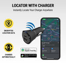 Scosche FoundIT™ Pro Finder - 32W USB-C®/ USB-A® Charger & Locator for Android & iOS - شاحن سيارة - خاصية التتبع للاندرويد والايفون - سكوشي  - منفذ يو اس بي + منفذ تايب سي  - قوة 32 واط - كفالة 12 شهر