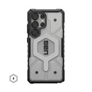 UAG Samsung Galaxy S25 Ultra Pathfinder Clear MagSafe Case -Ice/Silver [V] -  S25 كفر جلاجسي  - حماية عالية - ماغ سيف - سامسونج ألتر