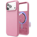 Elago iPhone 17/18 Magnetic Silicone Case (Camera Control Key Included) - Hot Pink [V] - كفر حماية عالية - سيليكون - ايفون 17/18 - ايلاجو - ماغ سيف