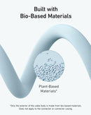 Anker 542 USB-C to Lightning (Bio-Based) - 0.9m/3ft - Blue [D] - سلك شحن ايفون تايب سي - انكر - طول 90 سم - كفالة 18 شهر