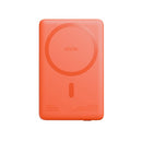 Statik MagSafe Power Bank with Semi-Solid Electrolyte Technology V2 5000mAh Orange [V] - بطارية متنقلة ماغ سيف نحيفة + شحن سماعة ابل - منفذ تايب سي - سعة 5000 ملي أمبير - كفالة 24 شهر