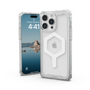 UAG Plyo Magsafe Case for iPhone 15 Pro/15 Pro Max - Ice- White [V]  كفر حماية عالية - ماغ سيف - شفاف