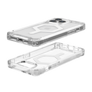 UAG Plyo Magsafe Case for iPhone 15 Pro/15 Pro Max - Ice- White [V]  كفر حماية عالية - ماغ سيف - شفاف
