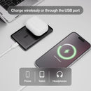 Statik MagSafe Power Bank with Semi-Solid Electrolyte Technology V2 5000mAh Black [V] - بطارية متنقلة ماغ سيف نحيفة + شحن سماعة ابل - منفذ تايب سي - سعة 5000 ملي أمبير - كفالة 24 شهر