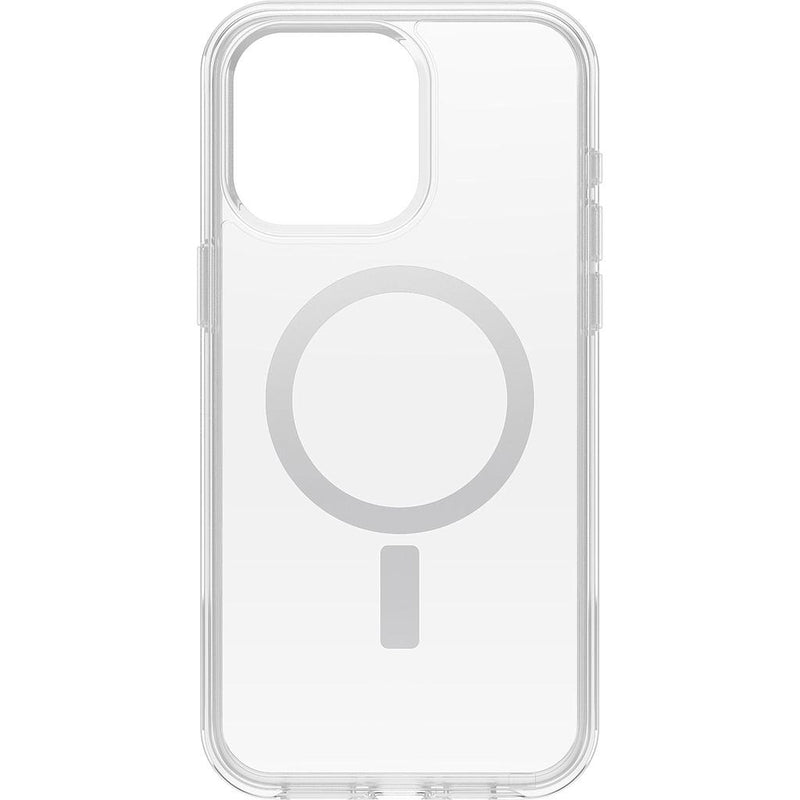 OtterBox iPhone  Max Symmetry Clear MagSafe Case 15 Pro 15 Pro Max - Clear [V] كفر ايفون 15برو/15برو ماكس مع مسكه - ماغ سيف
