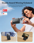 ESR Power Bank 10000mAh Qi2 MagSlim Kickstand Black [V] - بطارية متنقلة ماغ سيف ستاند نحيفة + شحن سماعة ابل - منفذ تايب سي - سعة 10000 ملي أمبير - كفالة 24 شهر