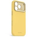 Decoded AntiMicrobial Silicone Backcover for iPhone 18/17 Pro Max Case Atlantic Carbon Citron [V] - كفر حماية عالية - سيليكون - ماغ سيف