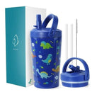 Buzio Kids Tumbler with Straw Lid 500ML Dinosaur[V] - مطارة حافظ للحرارة - للأطفال