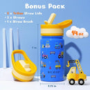Buzio Kids Tumbler with Straw Lid 500ML Cars[V] - مطارة حافظ للحرارة - للأطفال