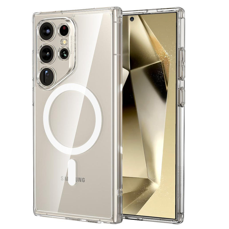 ESR Samsung Galaxy S24 Ultra Case with HaloLock - [V] -  S24 كفر جلاجسي  - حماية عالية - ماغ سيف - سامسونج ألتر