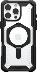 UAG Magsafe Plasma XTE Case for iPhone 16 Pro/16 Pro MAX - Black/Clear [V] - كفر حماية عالية - ستاند بالطول و العرض - ماغ سيف