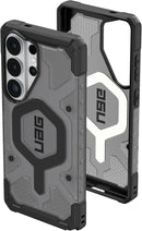 UAG Samsung Galaxy S26 Ultra Pathfinder Clear w/Magnet Case - Ash/Black [V] -  S26 كفر جلاجسي  - حماية عالية - ماغ سيف - سامسونج ألتر