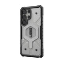 UAG Samsung Galaxy S25 Ultra Pathfinder Clear MagSafe Case -Ice/Silver [V] -  S25 كفر جلاجسي  - حماية عالية - ماغ سيف - سامسونج ألتر