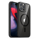 ESR iPhone Classic Hybrid Case with Stash Stand 15Pro /15Pro max- (HaloLock) Clear Black [V]   كفر حماية عالية - ماغ سيف - ستاند - شفاف أسود