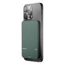 Native Union (Re)Classic Power Bank 5000mAh Qi2 - slate Green [V] - بطارية متنقلة - ماغ سيف - قوه 15 واط - متوافقة مع ابل ايربودز - سعة 5000 ملي امبير - كفالة 12 شهر