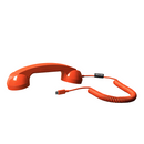 Native Union Pop Phone Alarm Red [V] - سماعة اذن - مع مايكروفون - تايب سي - فردة احادية - كفالة 5 سنوات