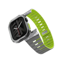 SkinArma Gemini Magnetic Strap + Atom Case Bundle for Apple Watch 46MM - Lime Green [B] - سير ساعة أبل واتش