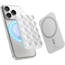 Elago Magnetic Suction Cup Mount - White [V] -‎ مسكة سكين ارما - شفط - ماغ سيف