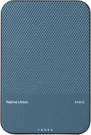 Native Union (Re)Classic Power Bank 5000mAh Qi2 - Navy [V] - بطارية متنقلة - ماغ سيف - قوه 15 واط - متوافقة مع ابل ايربودز - سعة 5000 ملي امبير - كفالة 12 شهر
