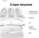 Elago Magnetic Suction Cup Mount - White [V] -‎ مسكة سكين ارما - شفط - ماغ سيف
